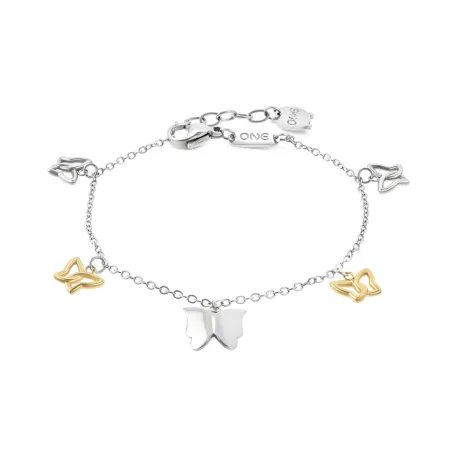Naisten rannekorut One Jewels OJBB02SG Kullattu Hopeinen